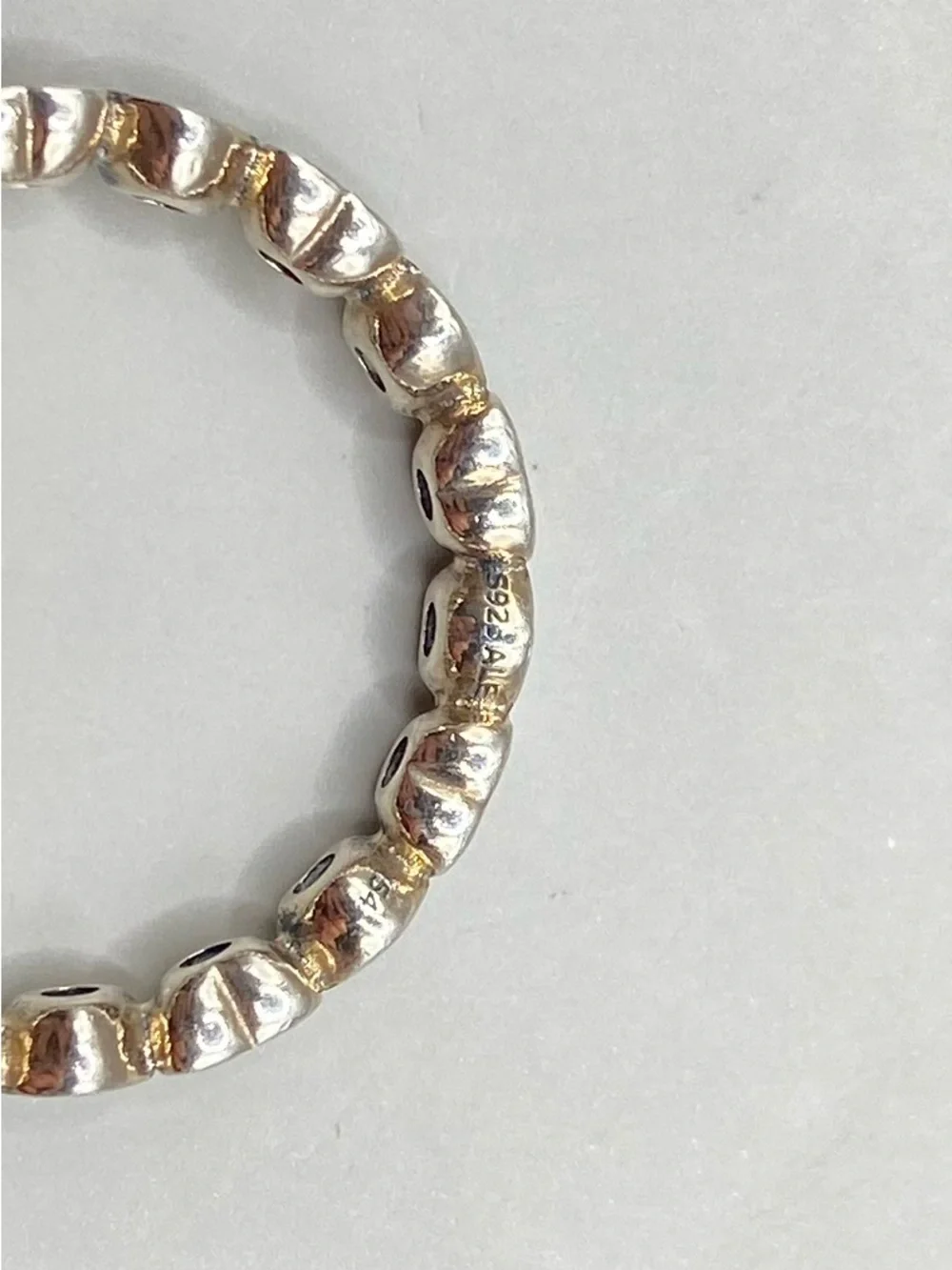 Pandora Forever More Heart Band Ring